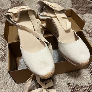 Cream Espadrilles